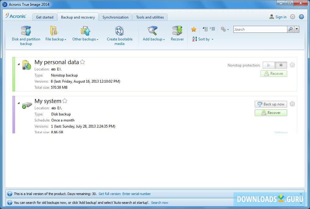 download acronis true image 11 windows 7