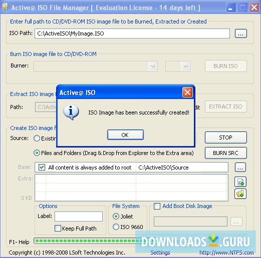 create ISO