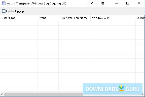 Actual Transparent Window