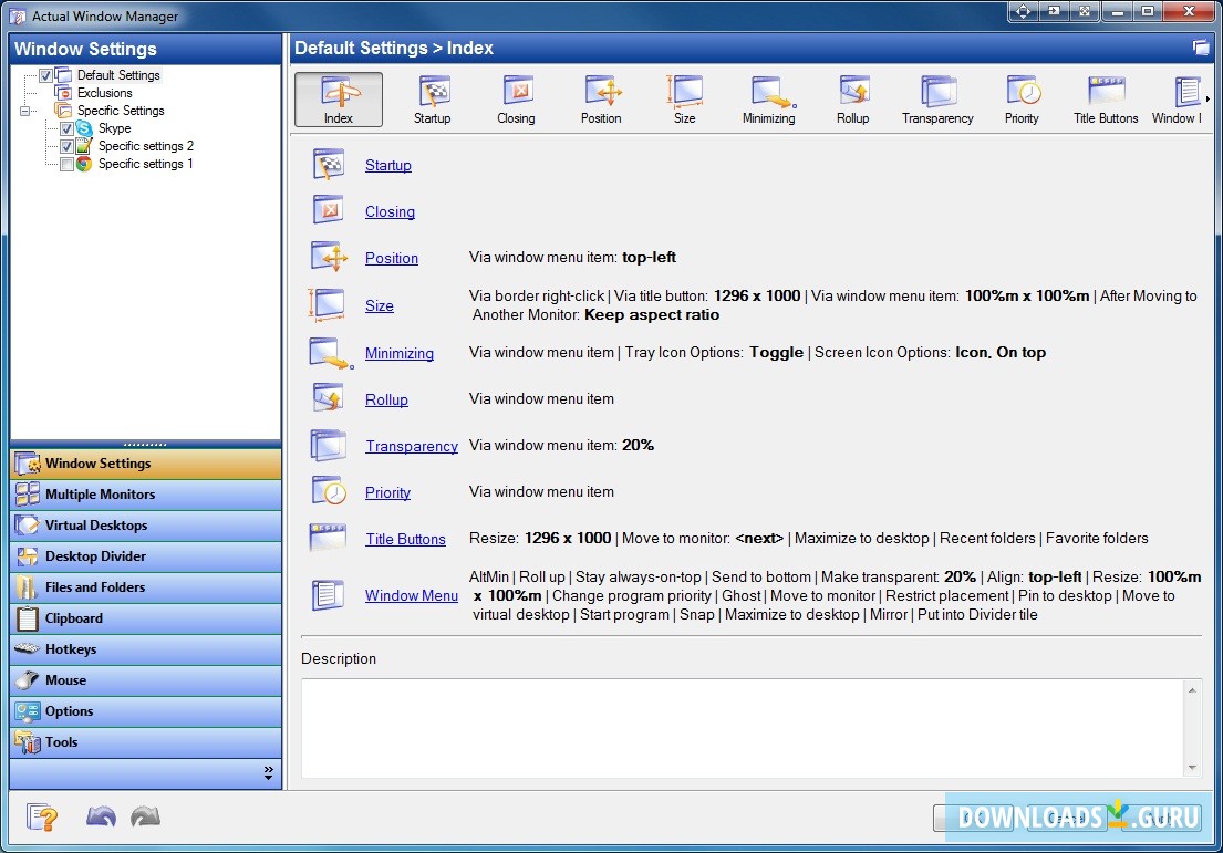 Actual Window Manager 8.15 download the new for mac