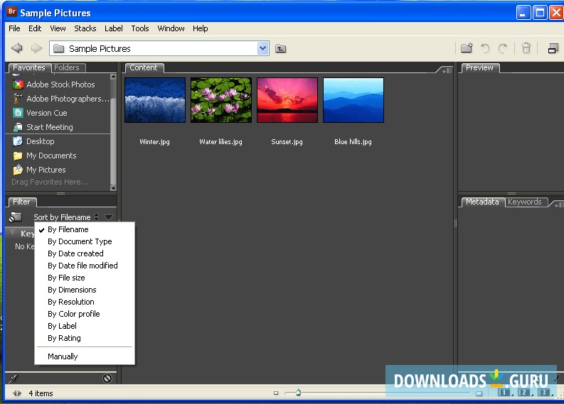 free download adobe bridge for windows 10
