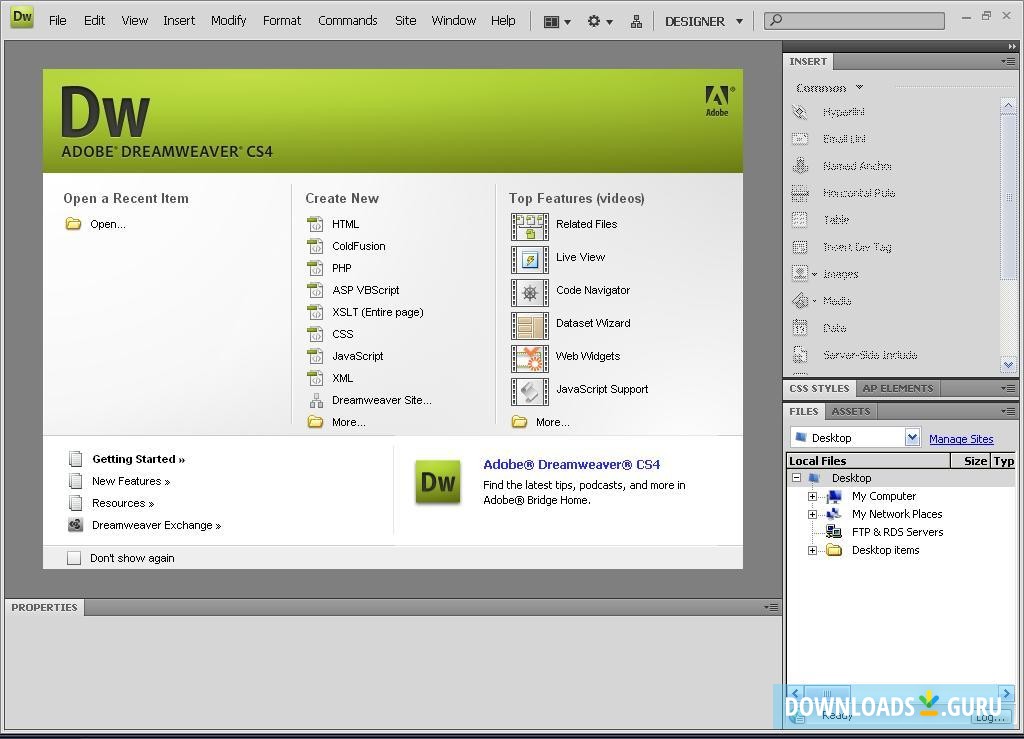 Dreamweaver software, free download for windows 7 64 bit