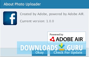 Adobe Photo Uploader for Facebook