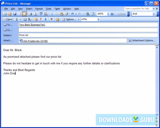 Adobe SendNow for Microsoft Outlook