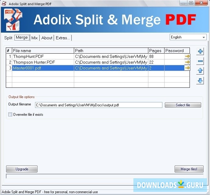 Adolix Split and Merge PDF