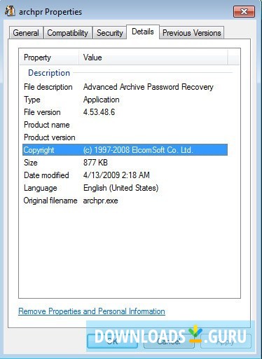Advanced Archive Password Recovery