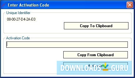 Program Activation Window