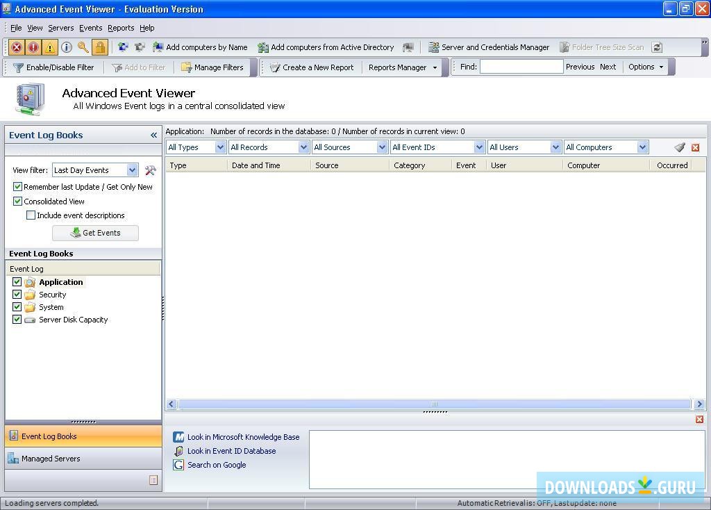 Advanced Event Viewer