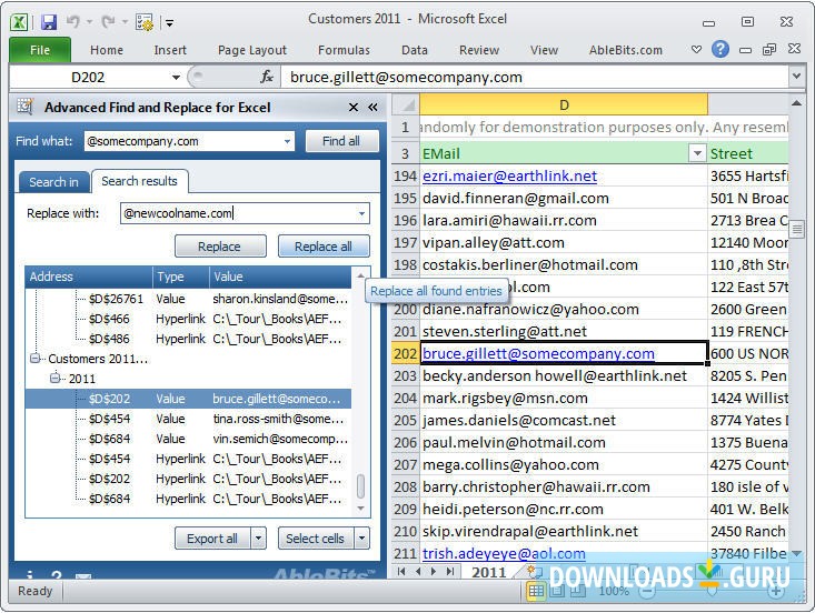 Advanced Find and Replace for Microsoft Excel