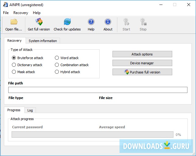 Advanced Intuit Password Recovery