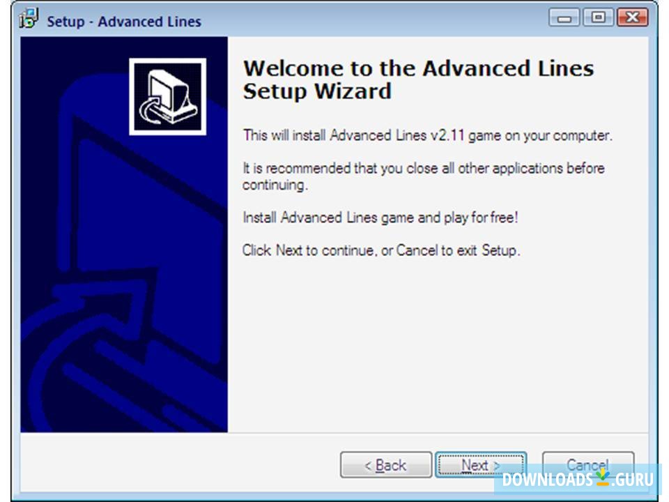 Installation Welcome Screen