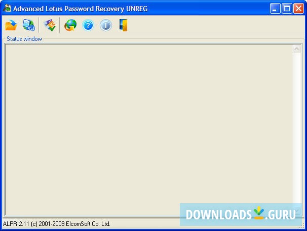 Advanced Lotus Password Recovery