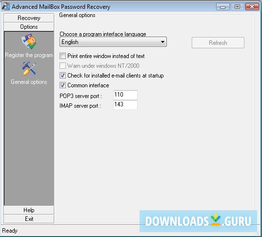 Advanced Mailbox Password Recovery