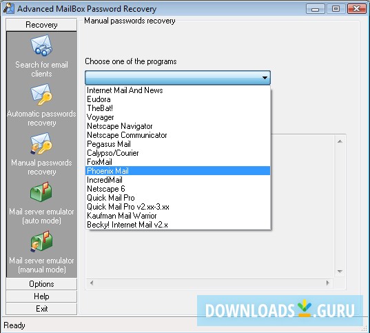 Advanced Mailbox Password Recovery