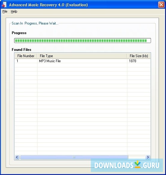 Scanning for Audio Files