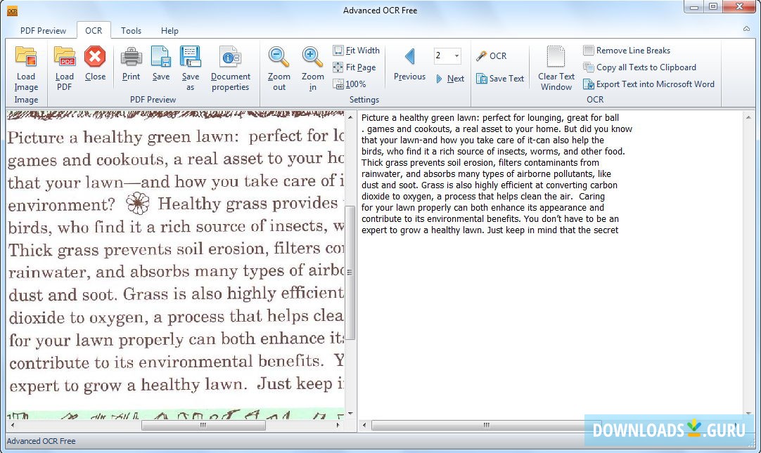 ocr tool in word