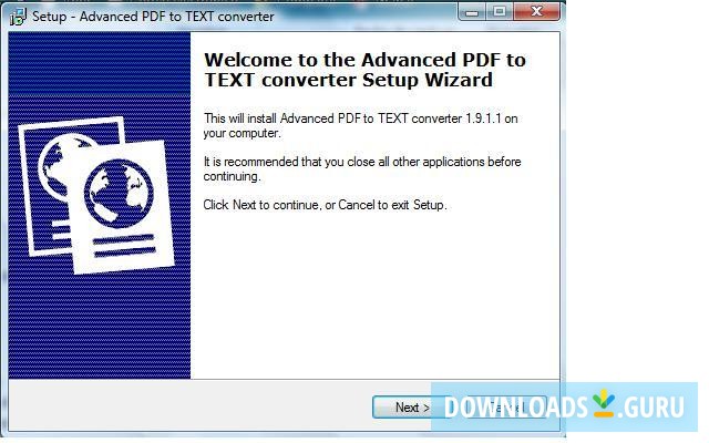 Advanced PDF to TEXT