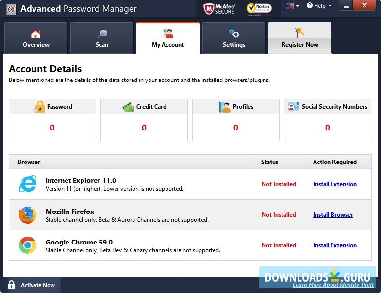 download password manager for windows 10