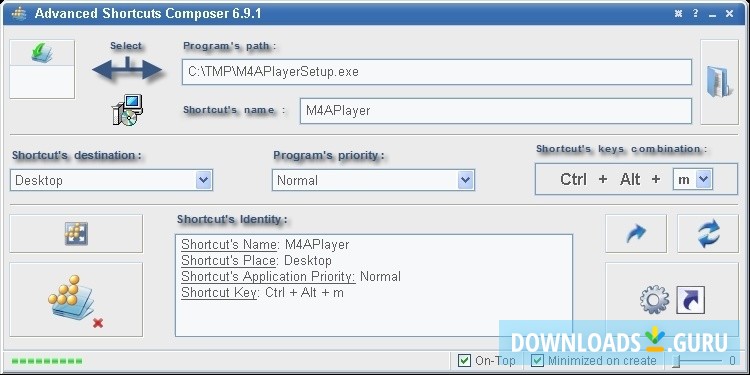 Shortcut Creation in Progress