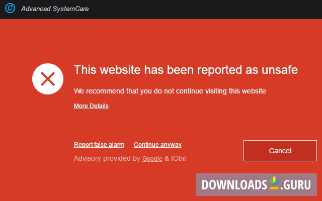 Advanced SystemCare Surfing Protection