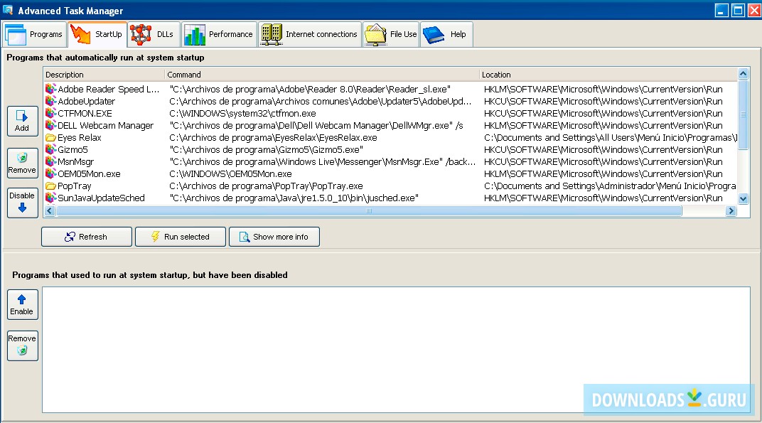 download startup manager windows 7