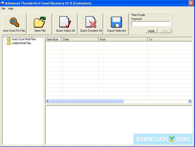 Advanced Thunderbird Email Recovery
