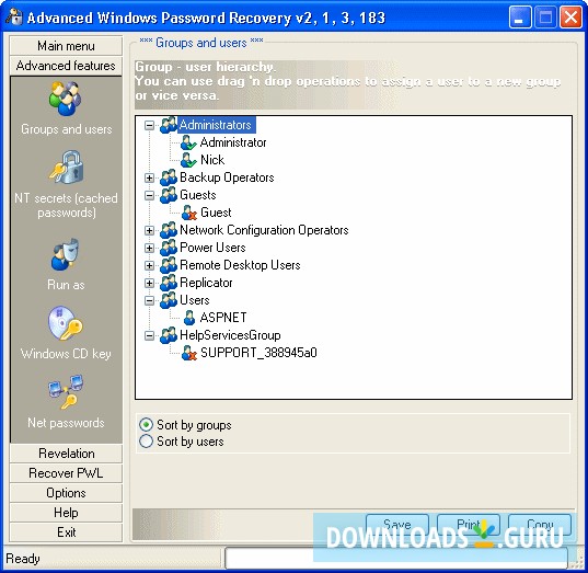 Advanced Windows Password Recovery