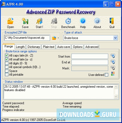 Advanced ZIP Password Recovery