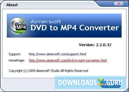 Aimersoft DVD to MP4 Converter