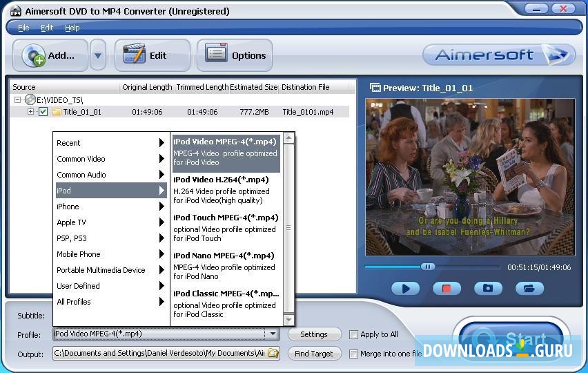 Aimersoft MP4 Converter Suite
