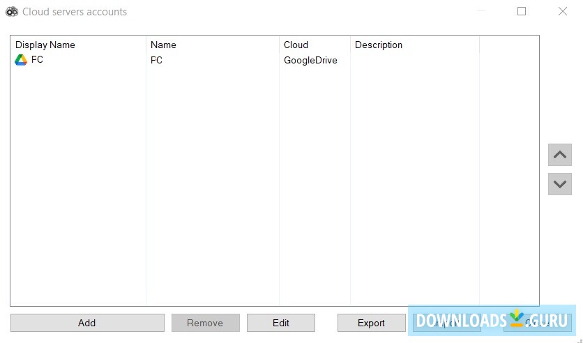 Cloud Services Accounts
