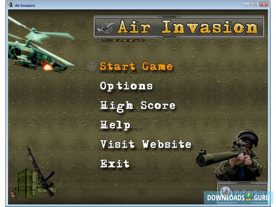 Game Main Screen