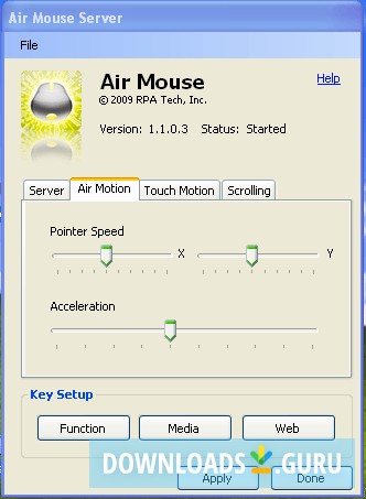 Air Mouse Server
