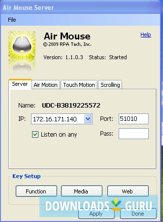 mobile mouse server pc