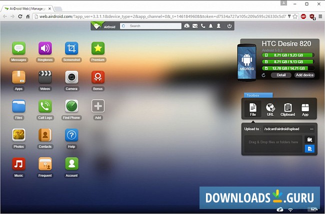 add device airdroid