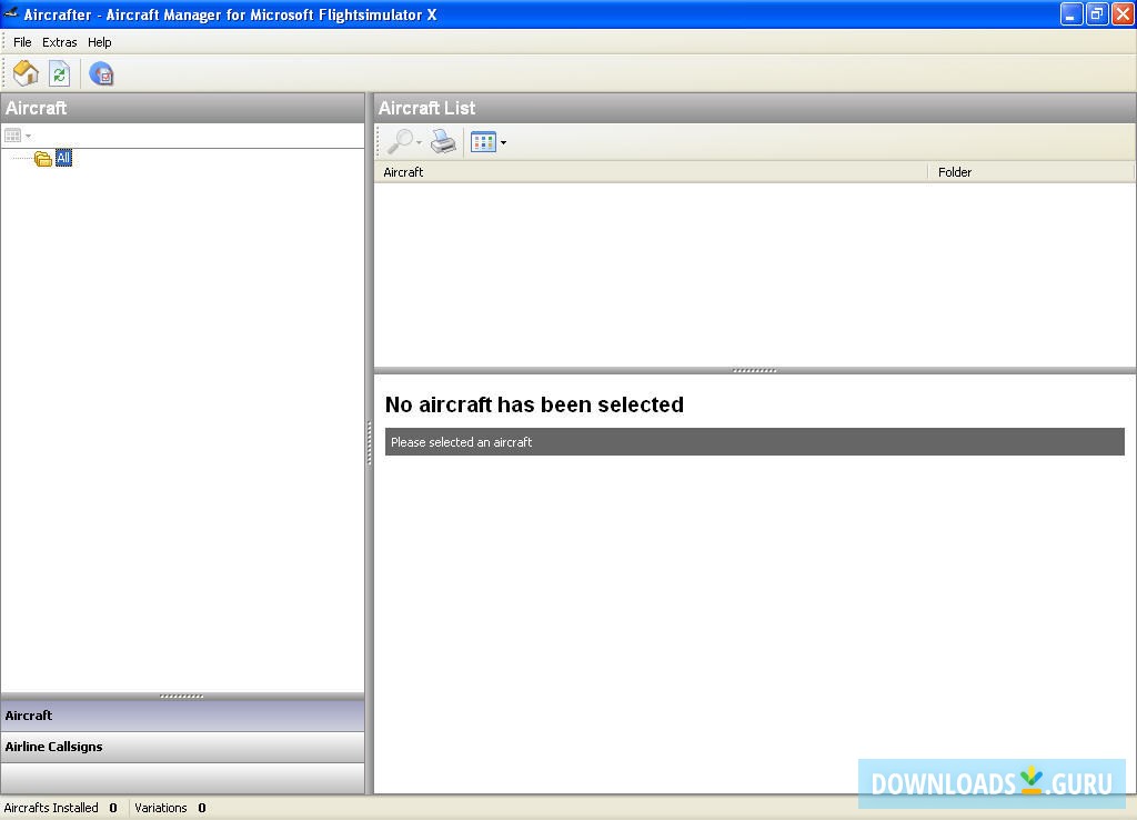 Aircrafter - Aircraft Manager for Microsoft Flight Simulator X