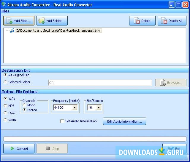 Akram Audio Converter