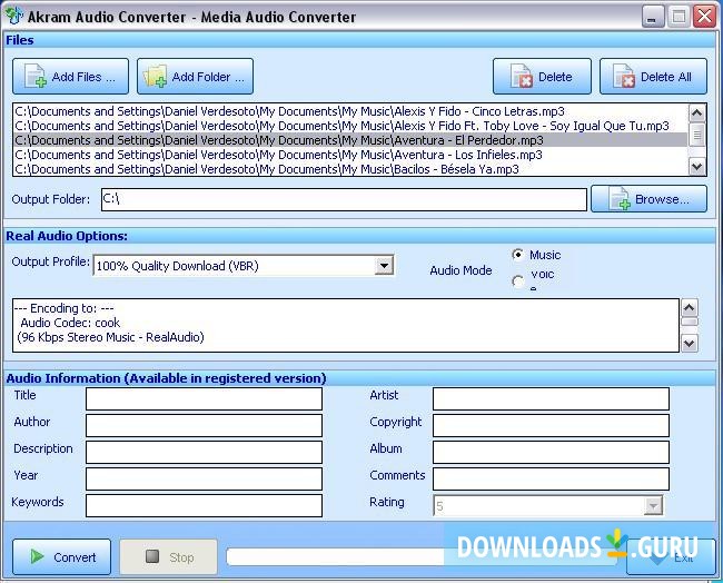 Media Audio Converter