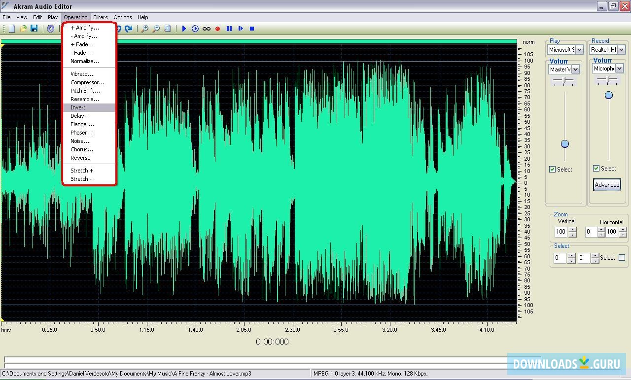 Akram Audio Editor