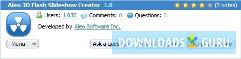 Aleo 3D Flash Slideshow Creator