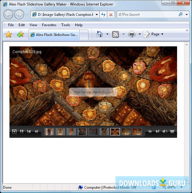 Aleo Flash Slideshow Gallery Maker