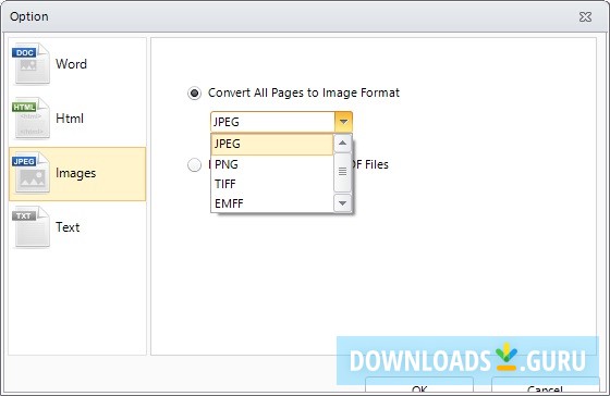 Image File Settings