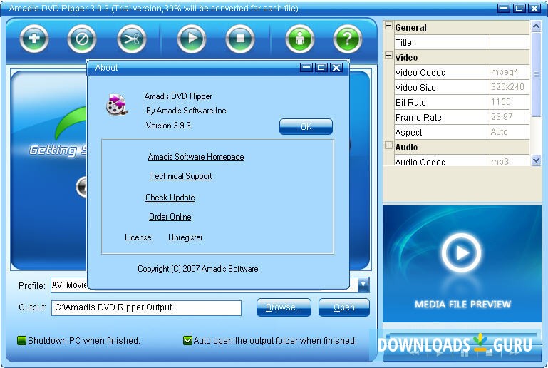 Amadis DVD Ripper