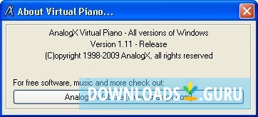 AnalogX Virtual Piano