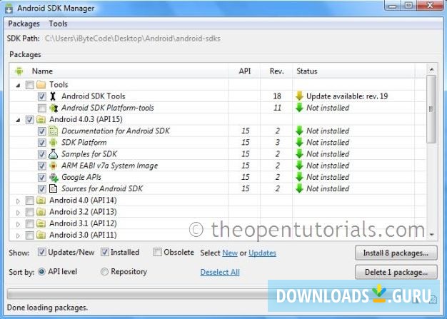 Не запускается sdk manager windows 10