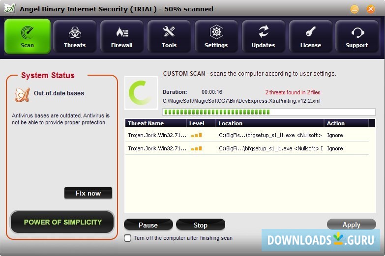 Angel Binary Internet Security