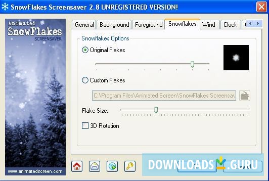 Customize snowflakes
