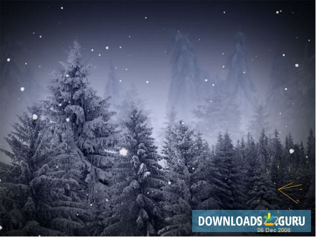 Animated SnowFlakes Screensaver