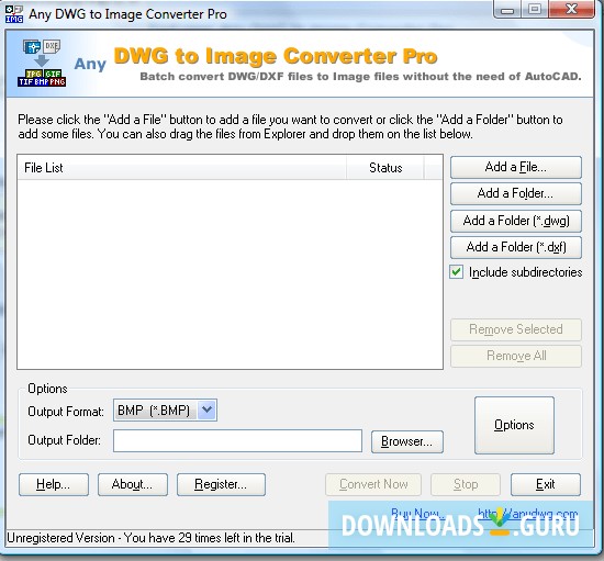 Any DWG to Image Converter Pro