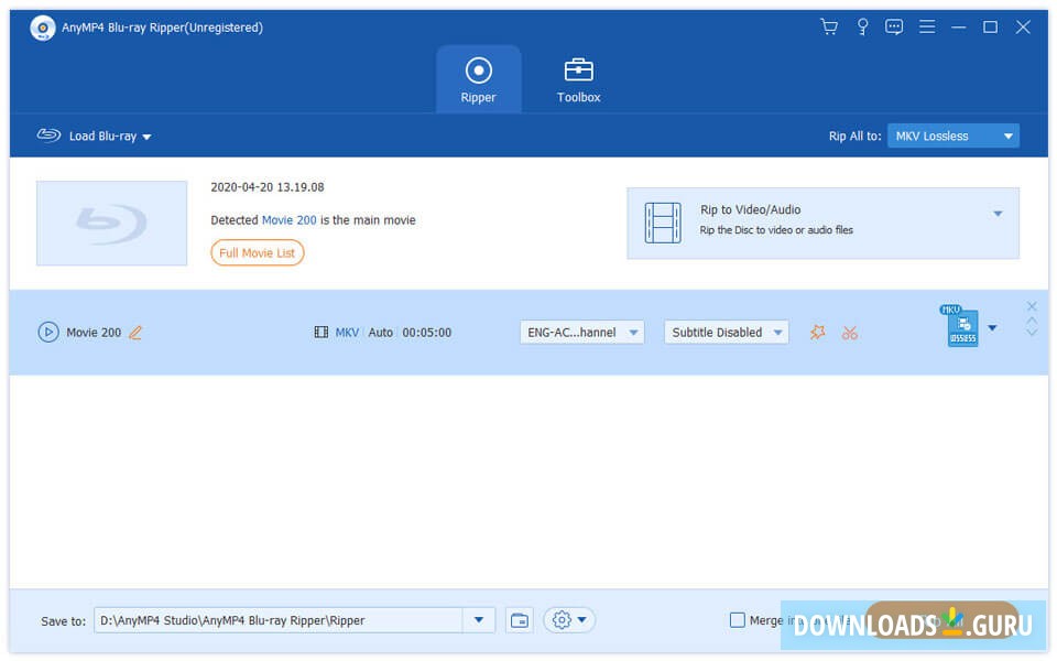 AnyMP4 Blu-ray Ripper